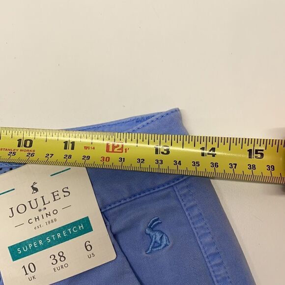 đ„JOULES CHINOâSHORT SUPER STRETCH SZ 6 blue womenâsâNew - Picture 8 of 12
